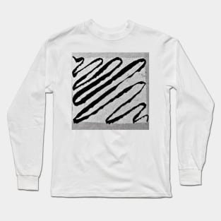 Squiggly Squiggle Ribbon Long Sleeve T-Shirt